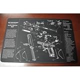 デスクマット ガン クリーニングマット M&P 銃 分解図 組立図 アメリカ雑貨 アメリカン雑貨 世田谷ベース