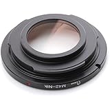 (バシュポ) Pixco M42 マウント レンズ → ニコン Nikon F マウント ボディ アダプター 補正レンズ付き 無限遠OK 【並行輸入品】
