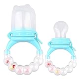 Liebeye 赤ちゃんシリコンおしゃぶり　幼児　ソフト　摂食ツール ホワイト M