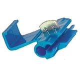 XSCORP QS1614B 14 - 16 Gauge Blue Quick Splice Top Connectors - 50 per Bag