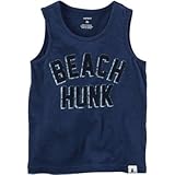 Carter's(カーターズ) ビーチグラフィックタンク ネイビー トップス半袖Tシャツ 4歳【並行輸入】