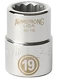 Armstrong 40-126 26mm, 12 Point, 3/4-Inch Drive Metric Standard Socket [並行輸入品]