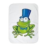 Truly TeagueベビーブランケットホワイトFrog with Top帽子