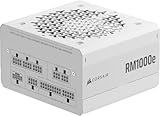 CORSAIR RM1000e 2025ホワイトモデル PC電源ユニット 1000W PCIE 5.1 対応 Cybenetics Gold ATX 3.1 認証済 フルモジュラー 12V-2x6 ケーブル付属 CP-9020294-JP