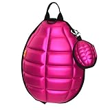 クリエイティブ子供のバックパックソフトショルダーバッグファッションスクールバッグローズレッド