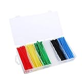 B Baosity 約4インチ　高品質　ナイロン結束バンド　ジップタイ　ロックジップタイ　多色　耐久性