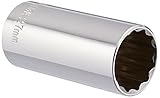 MINTCRAFT MT6528987 1 1 1 Deep Socket 27mm 1/2 Drive, 12-Point by Mintcraft