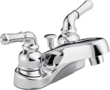 Peerless p299618lf-w Choice 2ハンドルセンターセット洗面所蛇口、クロム