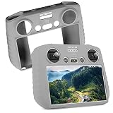 Kimyoaee For DJI RC Controller 送信機用 シリコン保護ケース シリコンケース リモートコントローラープロテクター スクリーンサンシェード - グレー