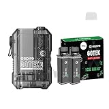 【正規品】電子タバコ Aspire Gotek X スターターキット + 充填済みカートリッジ（1箱) ベイプ 650mah バッテリー ニコチンなしタバコなし (本体(ブラック）, アイスミントpod)