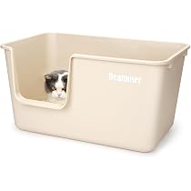 Amazon | Deamoser 猫トイレ 超大型 62cm ネコ ねこ 多頭飼い 猫トイレ
