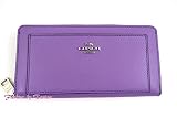 Coach 財布 Crossgrain Leather Accordion Zip Around Wallet [並行輸入品]