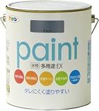 [4450388]アサヒペン　水性多用途ＥＸ１．６Ｌ　グレー 459701