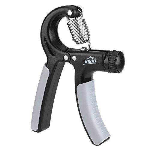 HiHiLL ハンドグリップ 握力グリッパー 負荷調整式 9kg~40kg 調整可能 握力強化 アジャスト ウエイトトレーニング HGP-01