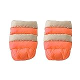 7 A.M. ENFANT Stroller WarMMuffs for Parents and Caregivers, Beige/Neon Orange by 7A.M. Enfant [並行輸入