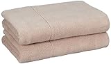 無印良品 ふっくらパイル大判バスタオル・ピンクベージュ 2枚組 70×140cm やわらか 83429645