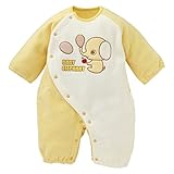 西松屋 [EFD] ブークレー裏起毛長袖プレオール（風船ゾウ） 【60-70cm】　イエロー