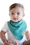 Poncho Baby Reversible Bandana Bib, Emerald/Beige by Poncho Baby [並行輸入品]