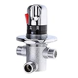 Sharplace G 1/2　サーモスタット　バルブ　ミキサー　混合冷/温水　シャワー　洗面用　水栓金具　蛇口