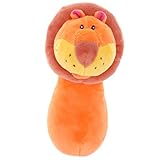 B Baosity 漫画ぬいぐるみ　動物　赤ちゃん　幼児のため　柔らかい　ラトル　おもちゃ　贈り　5色選ぶ - ライオン