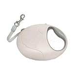 まぁーるいフォルムの 伸縮リード 3m 5m ロングリード リールリード テープタイプ 巻き取り 伸びるリード 頑丈 自動巻き取り 大型犬 中型犬 小型犬 長い 長め お散歩 お出かけ おしゃれ リーダーウォーク 愛犬 ペット 男の子 女の子 エミリースタイル emilystyle (5m, ピンク)