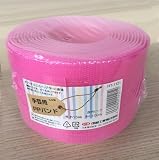 手芸用PPバンド 標準色 特別色 限定色 新色 信越工業製 小巻 PPバンド 15mm×100m (透明ピンク)