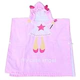 Tortor 1Bacha  フード付きキュートなキッズ ベビー バスタオル アニマルに大変身 コスプレ コスチューム 可愛い ベビータオル 1-5歳赤ちゃんに アヒル柄  出産祝い (魔女)
