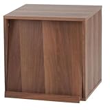 ラック シェルフ 棚 収納 小型 ♪ユニットBOXディスプレイ UNB-DIS2BR ＜Ｗ39×Ｄ45×Ｈ39＞【AZUMAYA】 コンビネーションラック 連結 スタッキング インテリア雑貨 ファミリー 一人暮らし シンプル