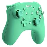 Switch/Switch lite コントローラー PXN Switch プロコン 無線 有線 スイッチコントローラー NFC機能 switch スリープ解除 6軸ジャイロ 振動 連射機能 switch pro 適用 コントローラー（グリーン）