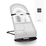 ベビーバウンサー 折りたたみ式 スリーピング 揺りかご 新生児 ピクニック ベッド ベビーシッターバランス メッシュ (ホワイト メッシュ)