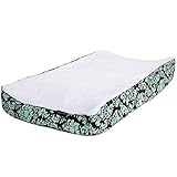 Ah Goo Baby 100% Cotton Changing Pad Cover Universal Size Vintage In Blue Pattern [並行輸入品]