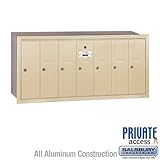 Salsbury Industries 3507SRP Recessed Mounted Vertical Mailbox with Master Commercial Lock, Private A