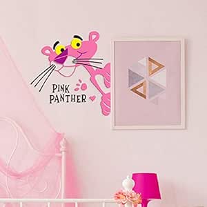 Amazon ピンクパンサー ウォールステッカー 子供部屋 寝室 居間 キッチン 壁イラスト 壁装飾 ステッカー オシャレ ウォールステッカー オンライン通販
