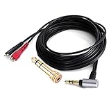 5N OFC Sennheiser HD25 HD25 PLUS HD25 LIGHT HD25-1 HD222 HD224 HD230 HD250 HD250 Linear II 対応リケーブル 【ブラック 3.5mm-6.35mm バランス】 ビバボ ゼンハイザー HD414 HD414 SL HD420 HD420 SL HD425 HD430 HD440 II HD442 II HD450 II HD480 Classic HD480 CL-II HD480 II HD490 II HD520 HD520 II HD530 HD530 II HD540 HD540 II HD560 HD560 II 対応 交換用 リケーブル ヘッドフォン ケーブル