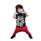 Domybest ベビー服 子供服 Tシャツ 男の子 セットアップ 上下セット 半袖ｔシャツ+ハーレムパンツ 2点セット キッズ 赤ちゃん 春 夏 秋 カジュアル ルームウェア セットアップ お出かけ