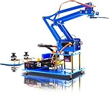 KEYESTUDIO 4DOF 金属素材 ロボット アーム スターターキット V2.0 for Arduino アルドゥイーノ アルデュイーノ アルディーノ 電子工作 プログラミング 科学実験 おもちゃ セット
