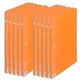 プラス ファイル クリアファイル スーパーエコノミー A4 縦 20ポケット イエロー 10冊 FC-122EL 88-424×10