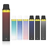 【正規品】ジョイテック WideWick 電子タバコ POD スターターキット Vape ベイプ 800mAh 2ml ビギナーズキット ニコチンなしタバコなし Standard Edition (Romantic Purple)