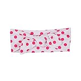 Ochine　新生児 赤ちゃん 出産祝い　ベビー キッズ ヘアバンド　赤ちゃんもオシャレに♪　可愛いプリント　弾力性　可愛いボウ 7色セット (A1)