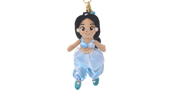 Amazon ディズニーストア ジャスミン キーホルダー キーチェーン ぬいぐるみ付き アラジンよりジャスミン ぬいぐるみ キーチェーン ぬいぐるみ おもちゃ