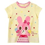Mengmeng子供のTシャツ子供ベビー服男児用夏服漫画Tシャツコットン US サイズ: L カラー: ピンク