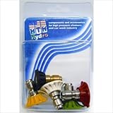 5 Piece 4000 PSI 6.0 Orifice Quick Connect Nozzle Set [並行輸入品]