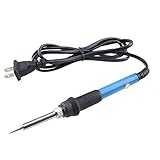 はんだごて，SODIAL(R) 60W 110Vペンシルタイプ調節可能な電動温度ガン溶接はんだごてツール 5ｘはんだアイアンチップキット
