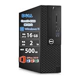 【整理済み品】デル デスクトップPC DE LL OptiPlex 3070 SFF 高性能第9世代インテル Core i5 9500/MS Office2019/最新Windows11 Pro/4KHD対応/DisplayPort/HDMI/USB3.0/3.5mmイヤホン端子/DVD/外付けWIFI (I59 3070, メモリ16GB/SSD2TB/HHD500GB)