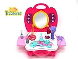 [リトルトレジャー]Little Treasures Dream Beauty Pretend Play Set makeup set & Hair Styling Set All in 1 for 