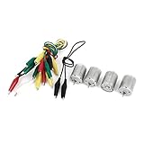 uxcell　DCモーター　ギアモーター　減速機　磁気　円筒形　DIYおもちゃ　２端子　４個入り　DC 6V 9000RPM