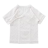 (チャックル) chuckle ドット新生児短肌着【50cm】 ピンク 50cm P6724-50-20