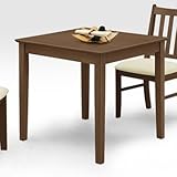 ダイニングテーブル 幅75cm ブラウン ナチュラル 木製 北欧風　2人用 (ブラウン)