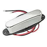 Musiclily 50mm テレキャスターピックアップTeleエレキギターネック用、クロム