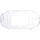 PSV カバー NIJIAKIN PSVita ハード ケース クリア カバー 透明 PC素材 落下防止&衝撃吸収 軽量&薄 全面保護(PCH-2000 用)